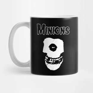 Funny Cute Skull 80's Retro Punk Rock Band Parody Mug